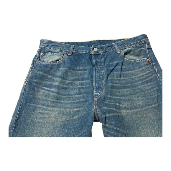 Levi's Men's 501 XX Straight Leg Button Fly 36x30 Dirty Wash Denim Jeans - Picture 3 of 11